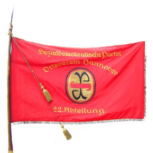 Rote Fahne der 22. Abteilung der SPD