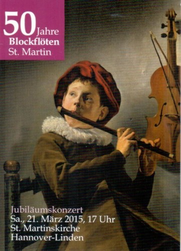 Jubiläums-Konzert des Block- u. Querflöten-Ensembles St. Martin