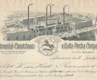 Werk in der Vahrenwalder Straße, Rechnung, 1905