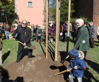 Symbolischer Schaufeleinsatz